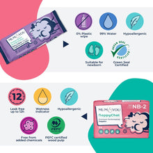 Load image into Gallery viewer, Size 3 42's x4 Packs Bundle + 4 wipes